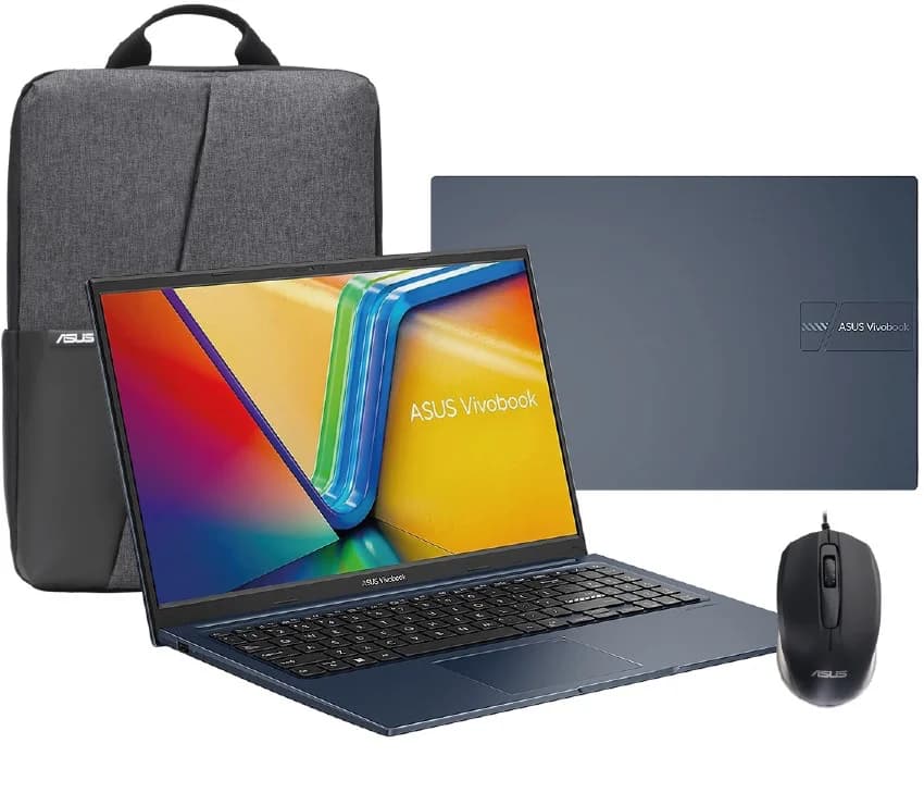 ASUS VB 15.6” FHD i3-1315U 16GB DDR4 512GB PCIE 4 TECL. SP + NUM AZUL X1504VA-BQ3475 INCL. MOCH Y MOU GARANTIA 12 MESES